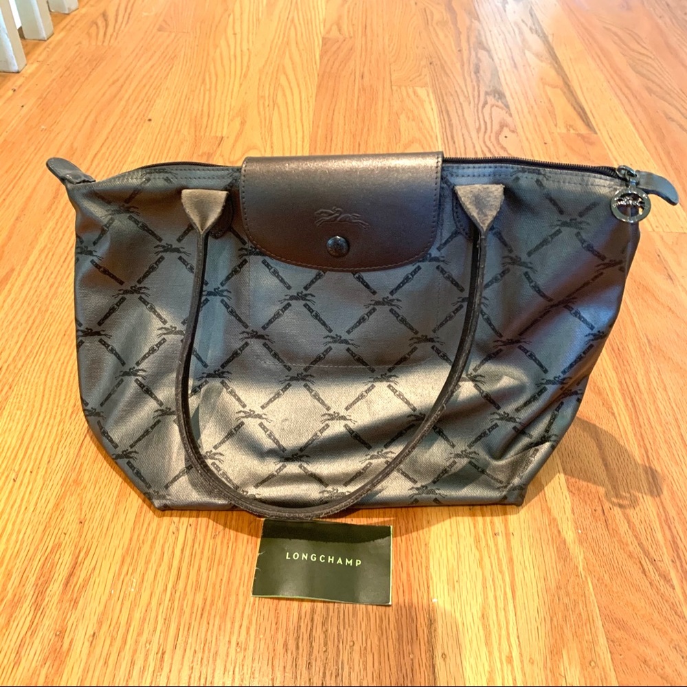 Metallic Longchamp Shoulder Bag